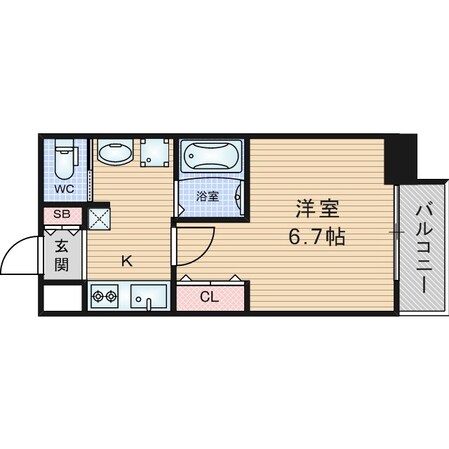 SK南森町の物件間取画像